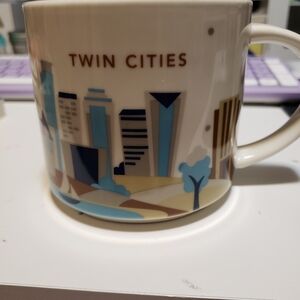 Srarbucks Twin Cities Ceramic Cityscape Mug  You Are Here Collection.